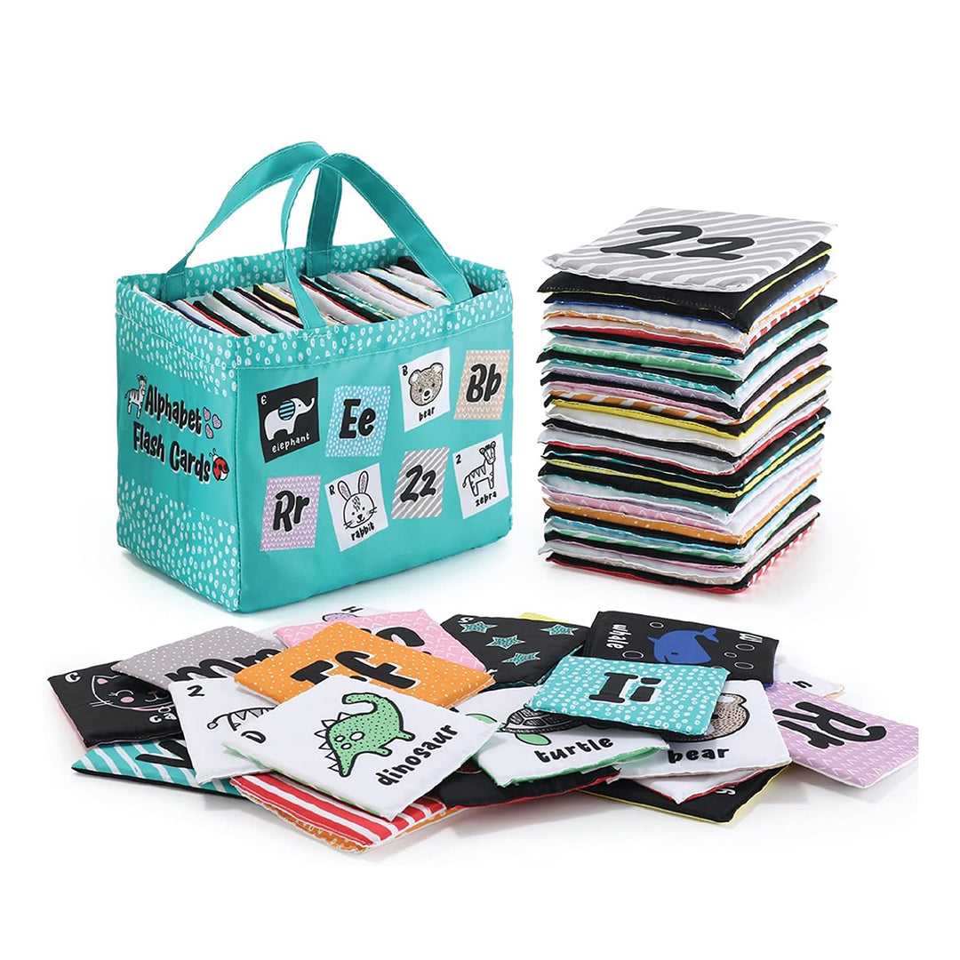 Baby and Toddler Early Learning Cloth ABC Flash Cards