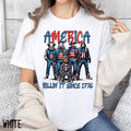 Preppy Land Of The Free 4th Of July Shirt, Patriotic Girly American Tee, USA Coquette Preppy Patriotic Red White Blue Shirt