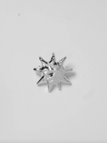 Textured Frida Clip in Silver
