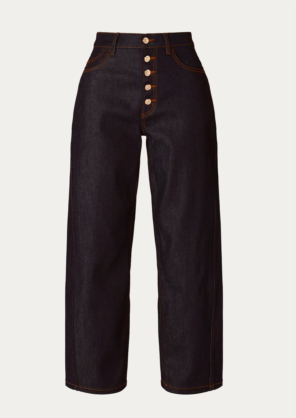 Gigi Barrel Jean in Madame Indigo