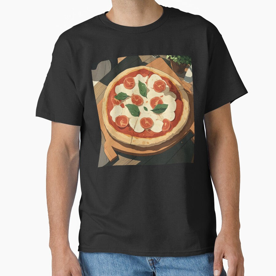 Pizza | Anime style by ComicsFactory Unisex T-shirt, Sweatshirt, Hoodie, Long Sleeve Tee