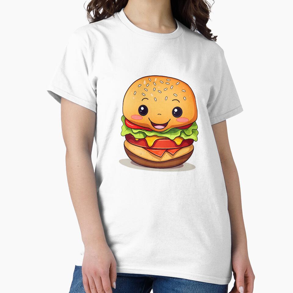 Anime burgers by DerSenat Unisex T-shirt, Sweatshirt, Hoodie, Long Sleeve Tee